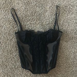 UO Black bustier